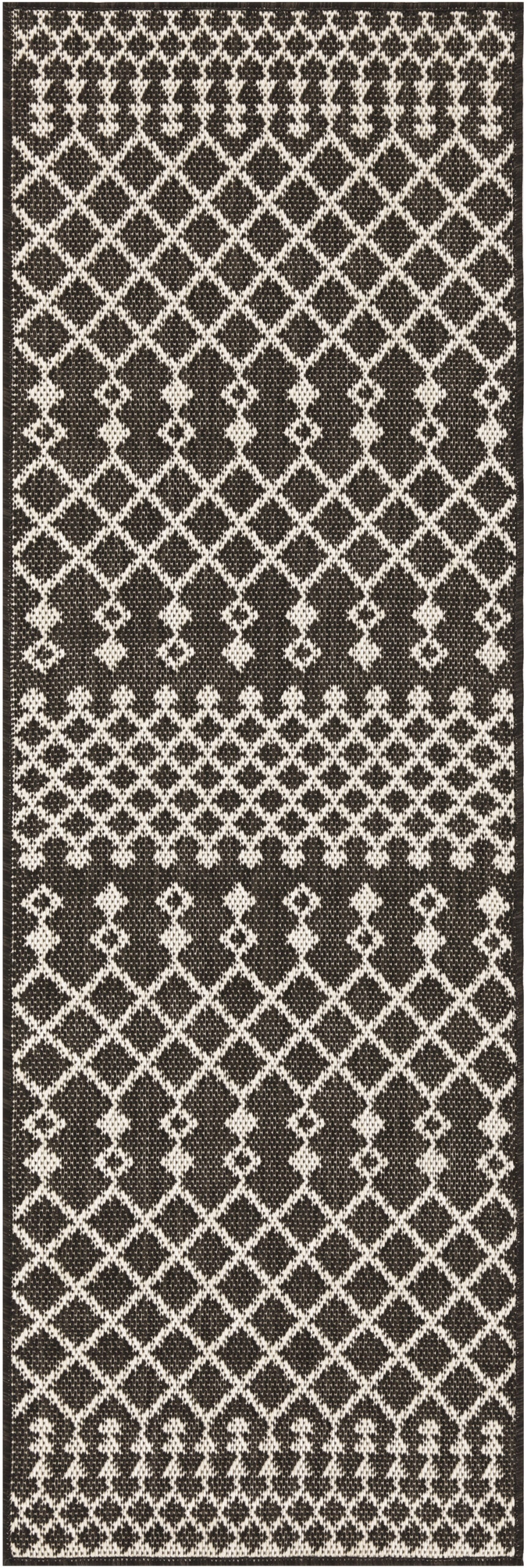 Nourison Positano POS02 Black Area Rug