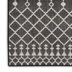 Alternative view of Nourison Positano POS02 Black Area Rug