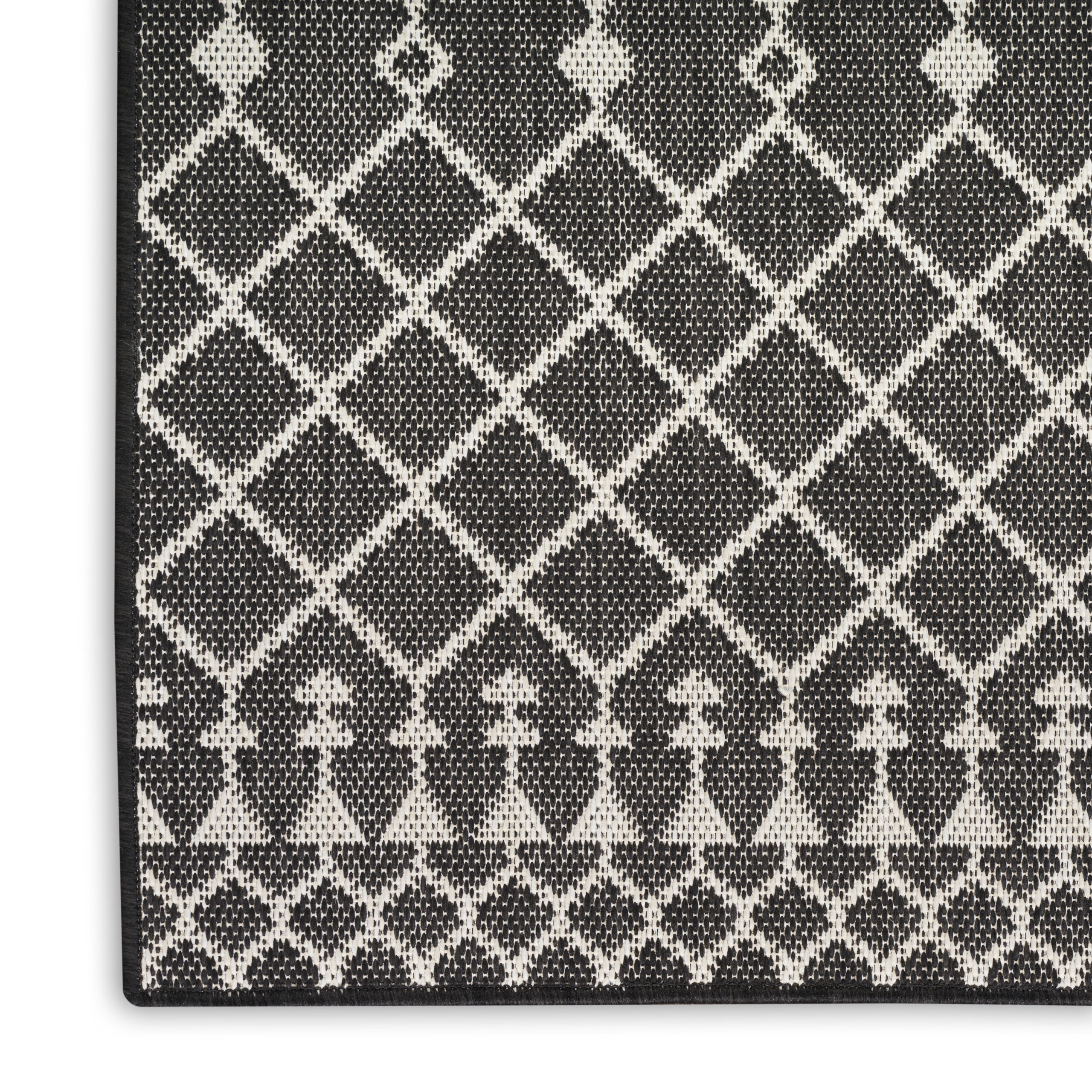 Nourison Positano POS02 Black Area Rug - Image 2