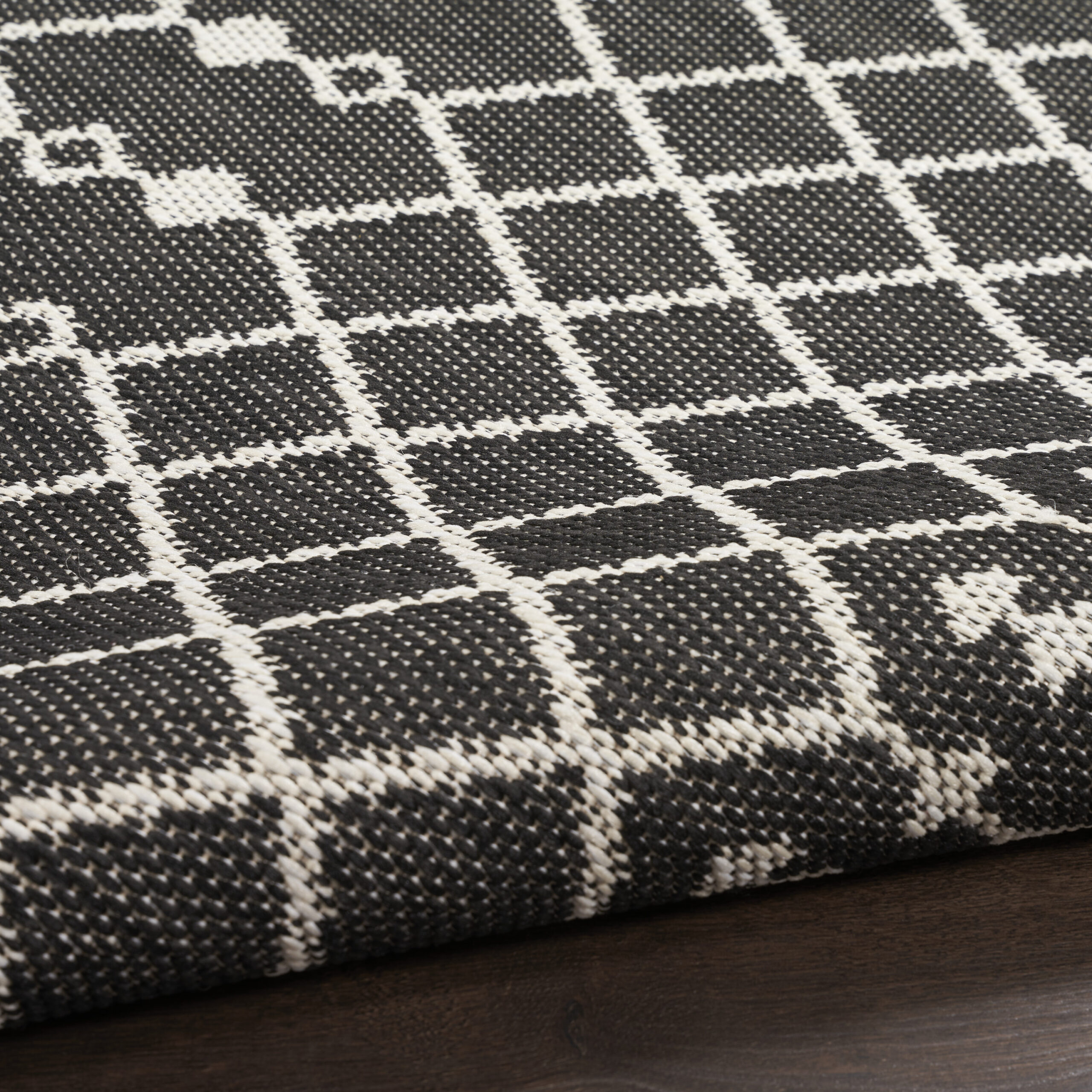 Nourison Positano POS02 Black Area Rug - Image 3