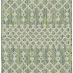 Nourison Positano POS02 Blue Green Area Rug