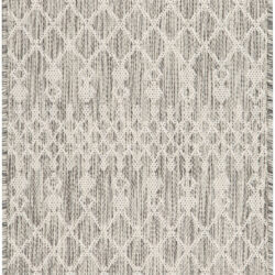 Nourison Positano POS02 Light Grey Area Rug