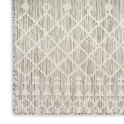 Alternative view of Nourison Positano POS02 Light Grey Area Rug