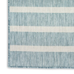 Alternative view of Nourison Positano POS03 Aqua Ivory Area Rug