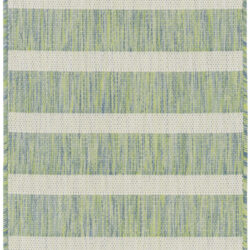 Nourison Positano POS03 Blue Green Ivory Area Rug