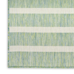 Alternative view of Nourison Positano POS03 Blue Green Ivory Area Rug