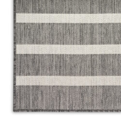 Alternative view of Nourison Positano POS03 Charcoal Ivory Area Rug