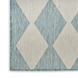 Alternative view of Nourison Positano POS04 Aqua Area Rug