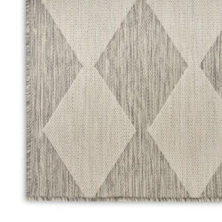 Alternative view of Nourison Positano POS04 Light Grey Area Rug