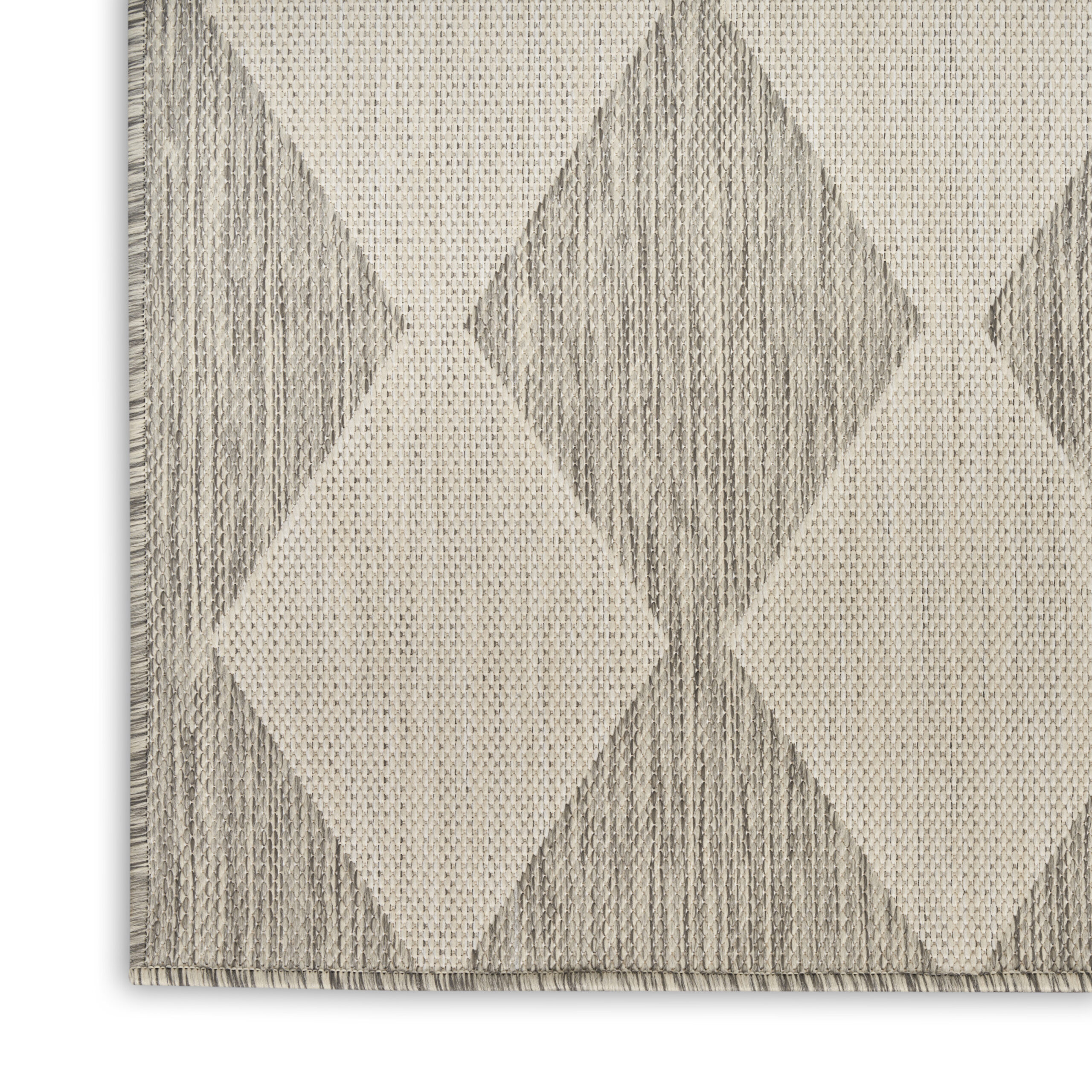 Nourison Positano POS04 Light Grey Area Rug - Image 2