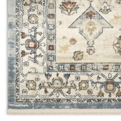 Alternative view of Nourison Pardis PRD02 Blue Taupe Area Rug