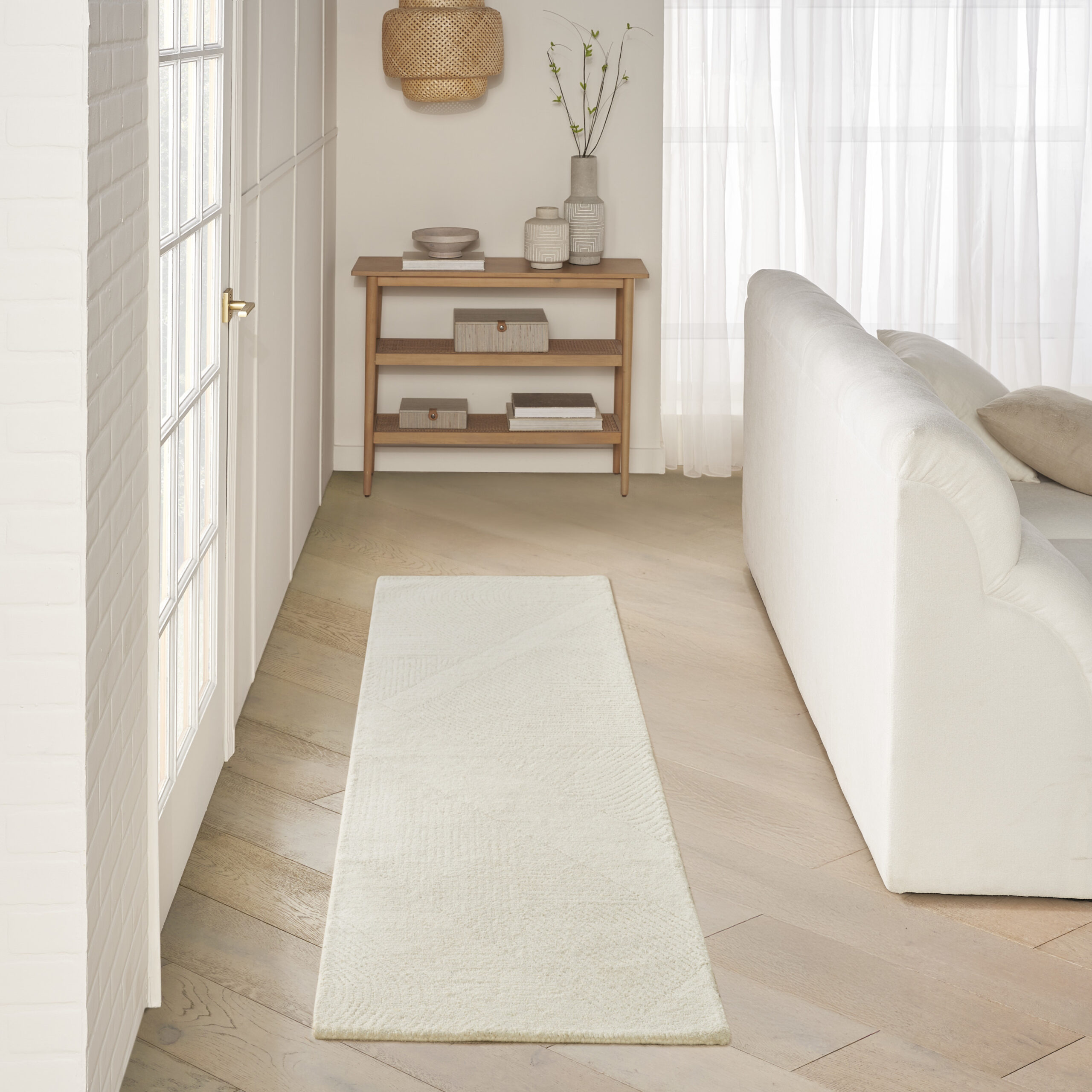 DKNY Pure Patterns PRN01 Ivory Area Rug - Image 5