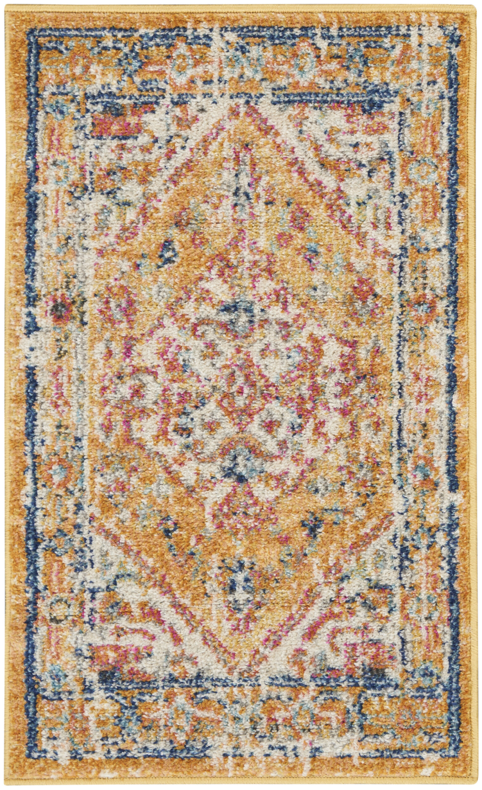 Nourison Passion PSN23 Ivory Yellow Area Rug