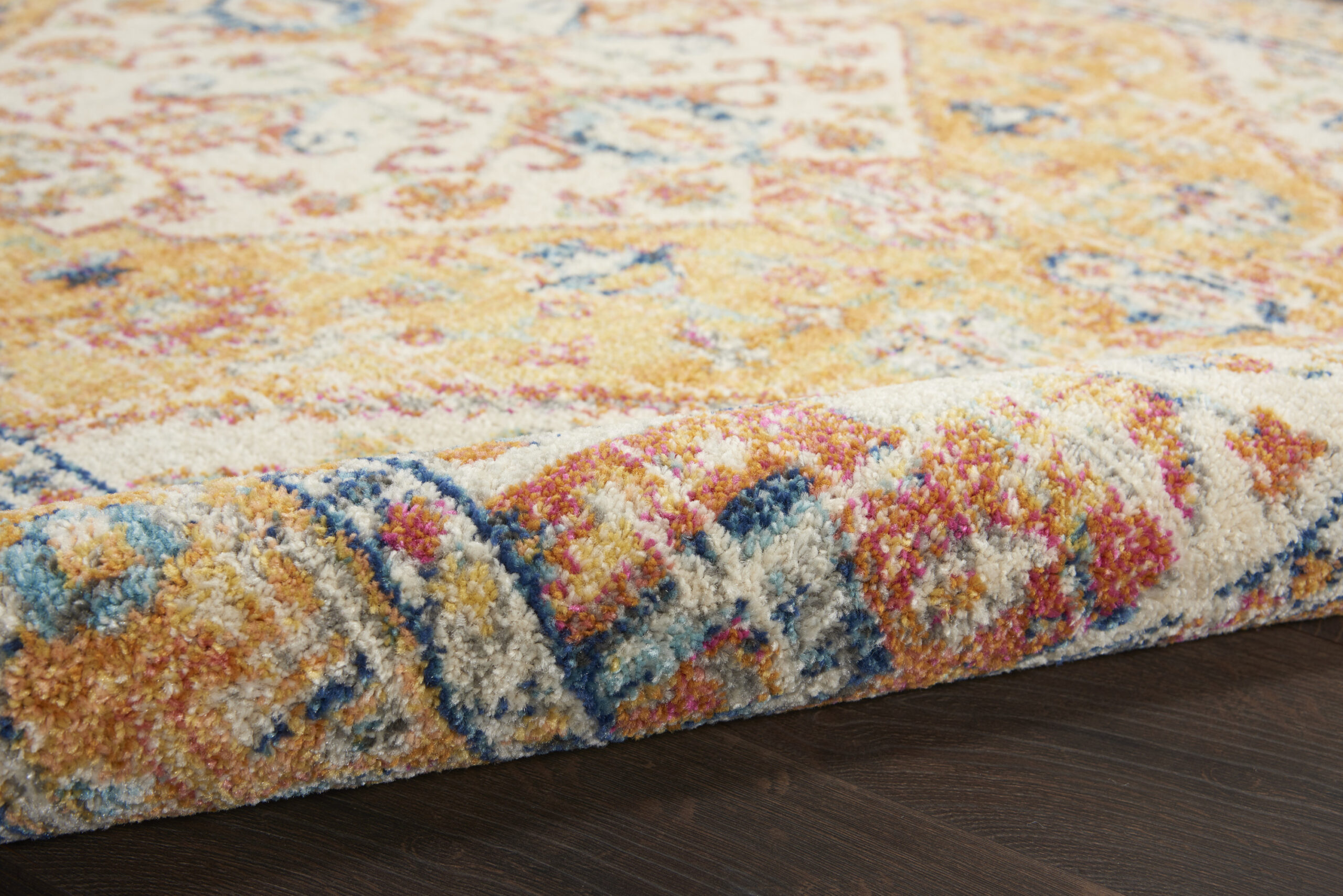 Nourison Passion PSN23 Ivory Yellow Area Rug - Image 3