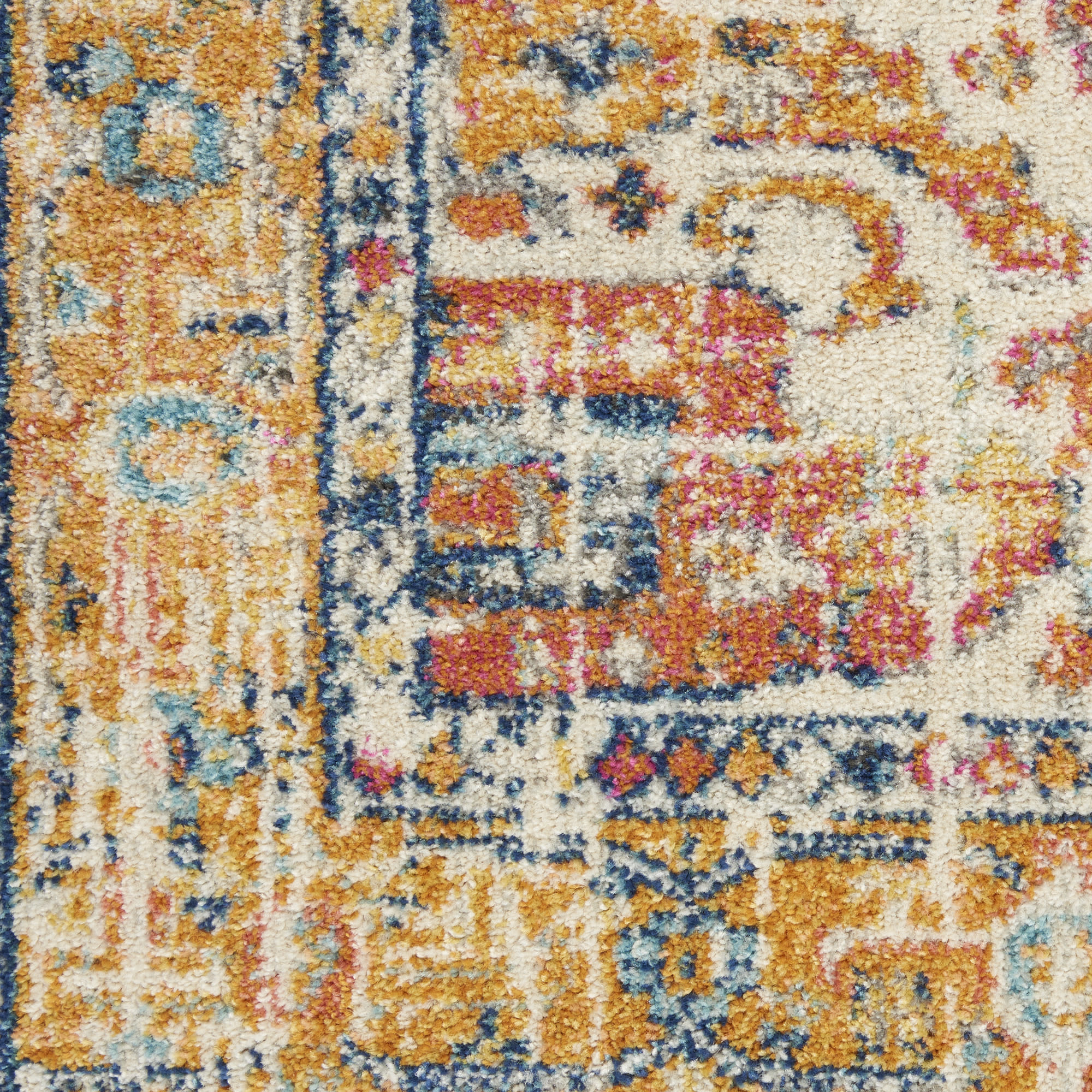 Nourison Passion PSN23 Ivory Yellow Area Rug - Image 4