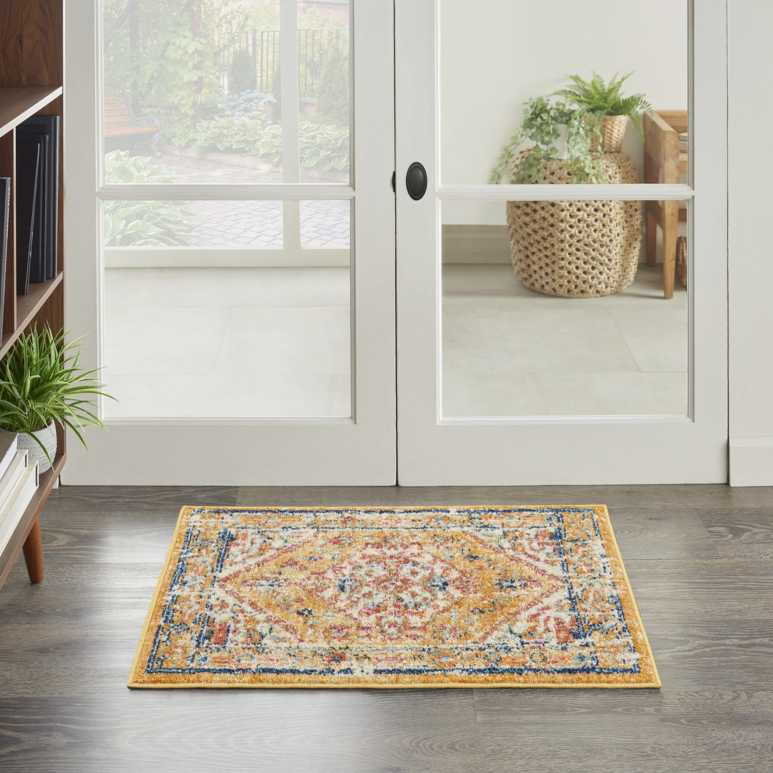 Nourison Passion PSN23 Ivory Yellow Area Rug - Image 5