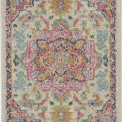 Nourison Passion PSN25 Ivory Pink Area Rug