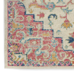 Alternative view of Nourison Passion PSN25 Ivory Pink Area Rug