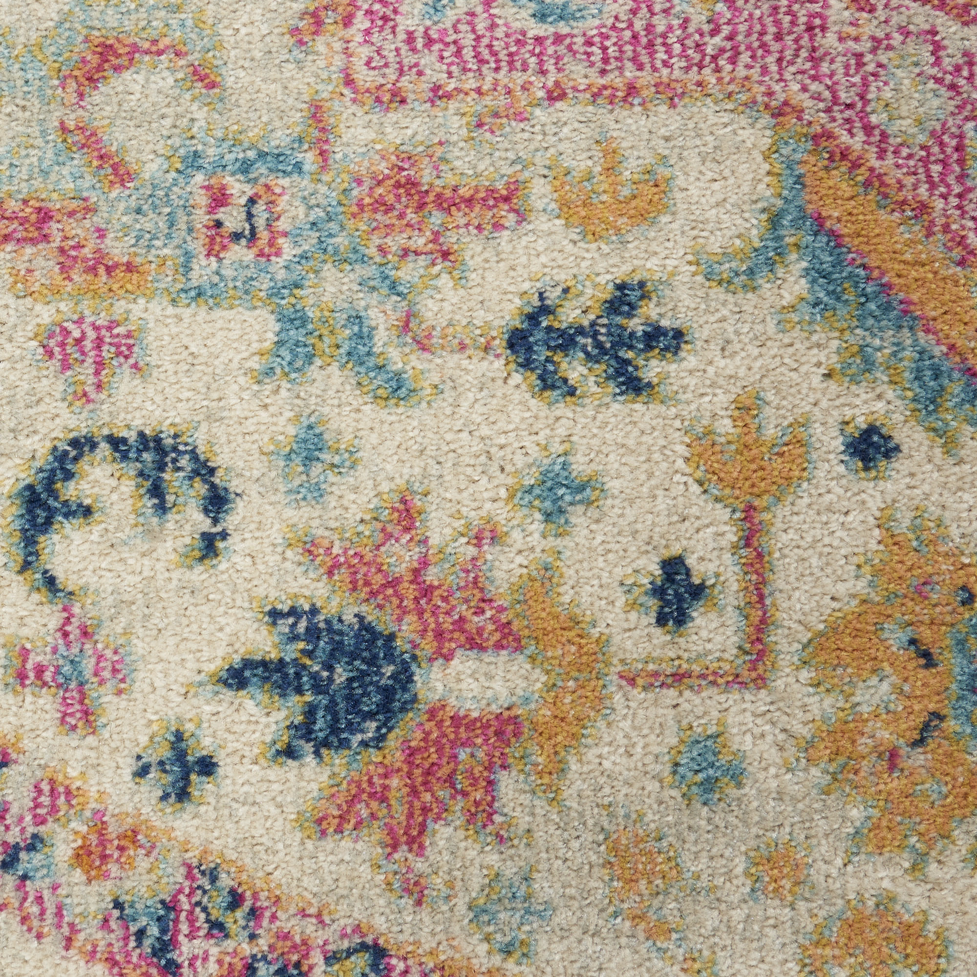 Nourison Passion PSN25 Ivory Pink Area Rug - Image 4