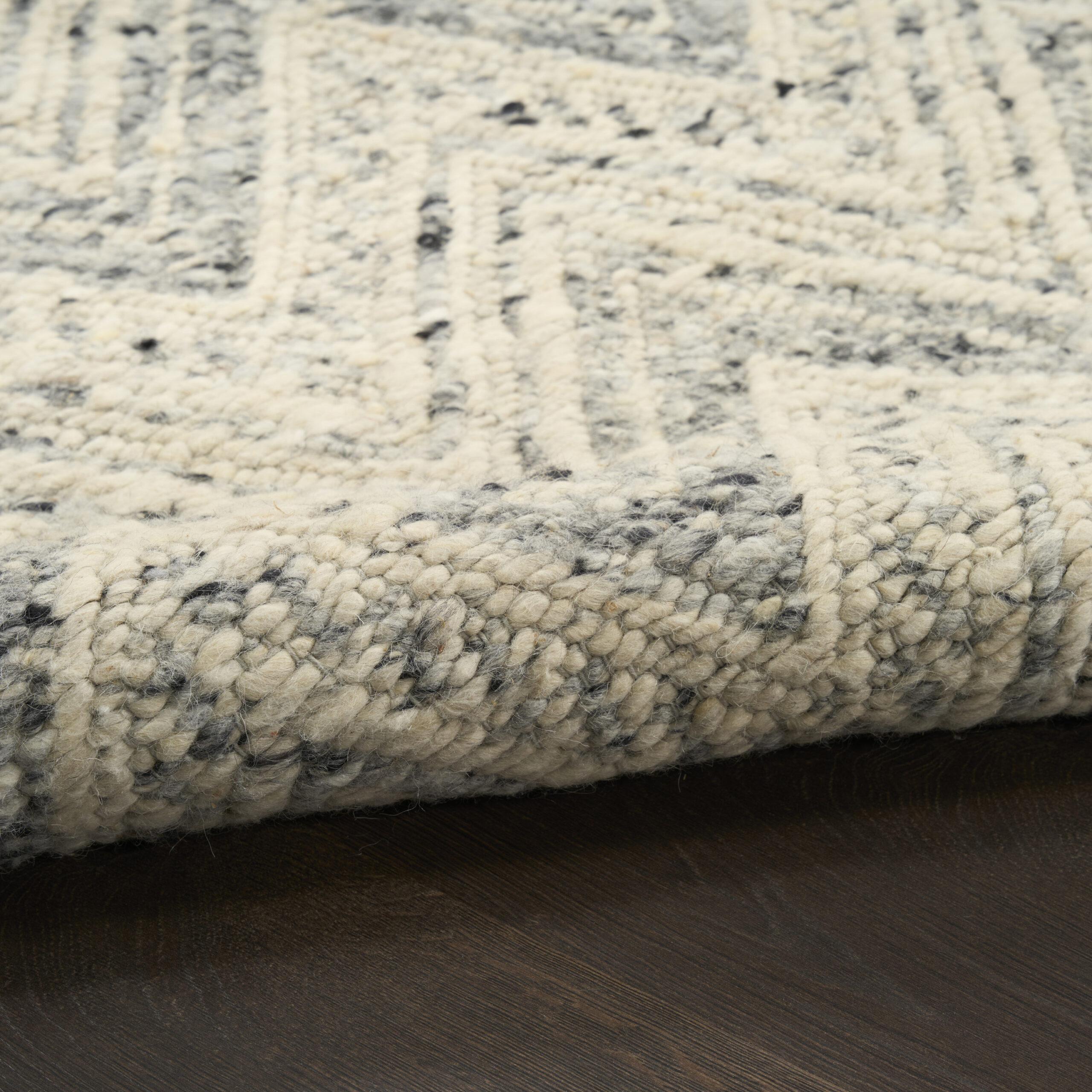 DKNY Pure Purl PUU01 Denim Ivory Area Rug - Image 3