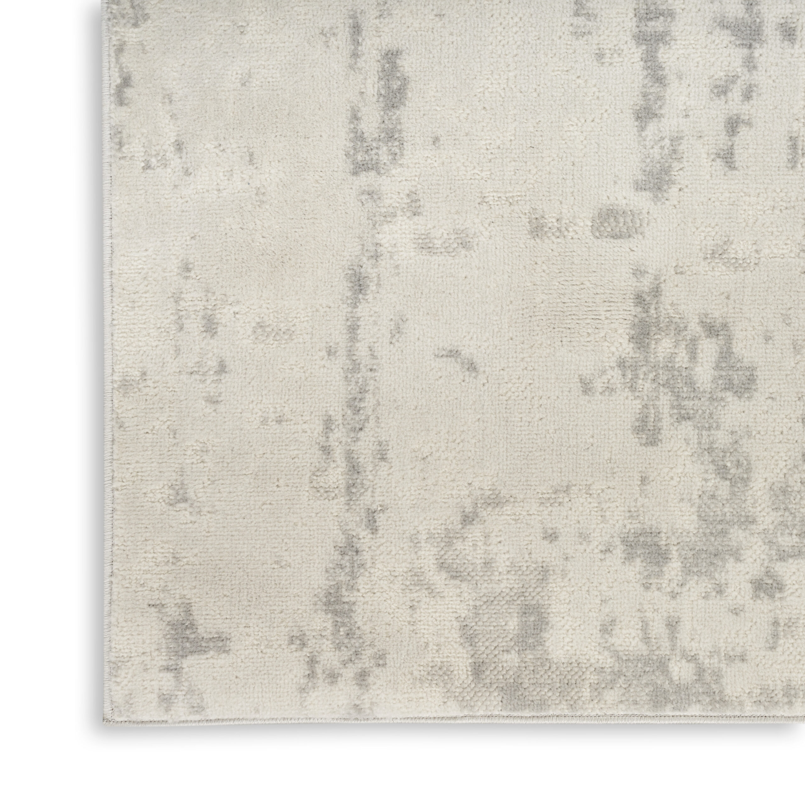 Nourison Quarry QUA01 Cream Grey Area Rug - Image 2