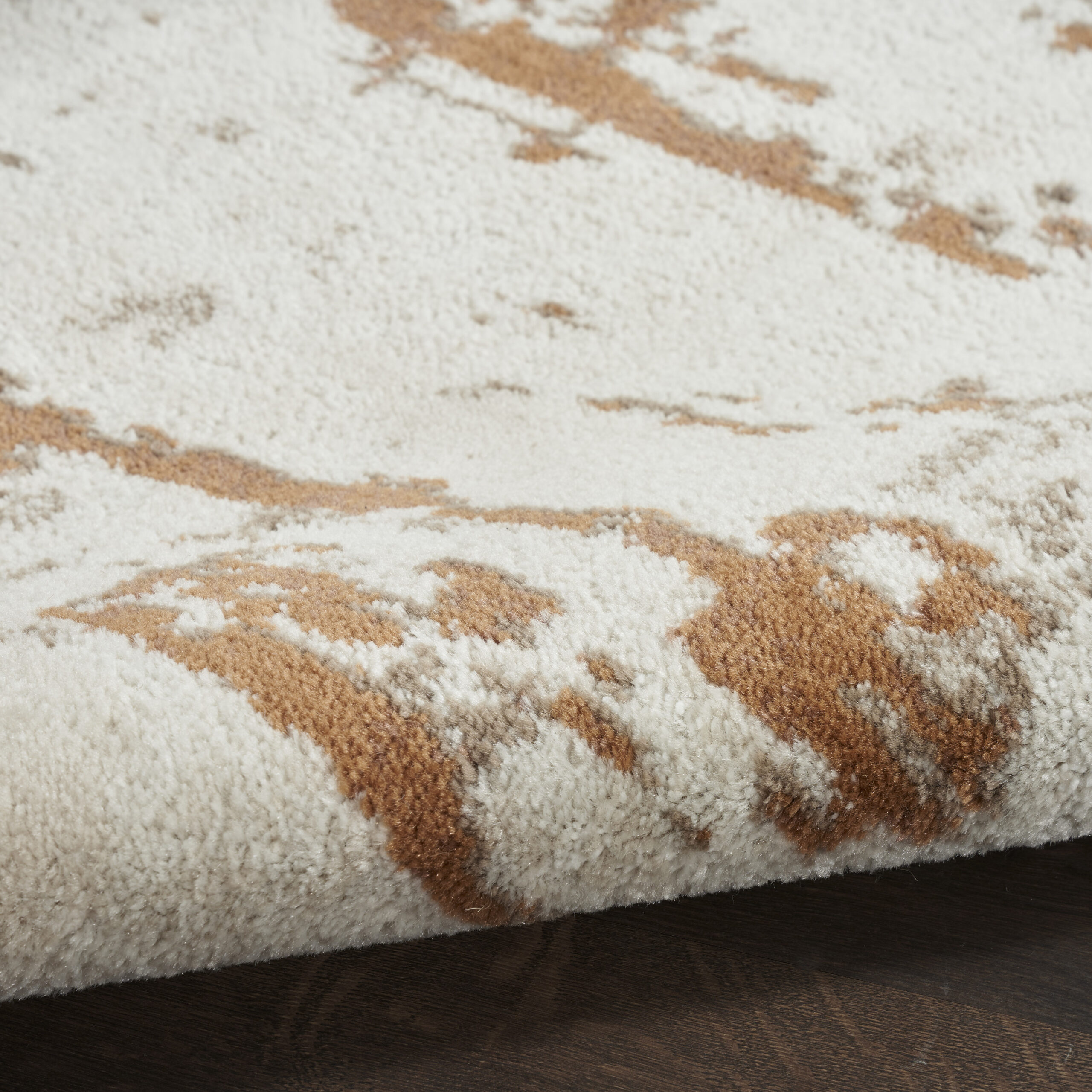 Nourison Quarry QUA01 Ivory Rust Area Rug - Image 3