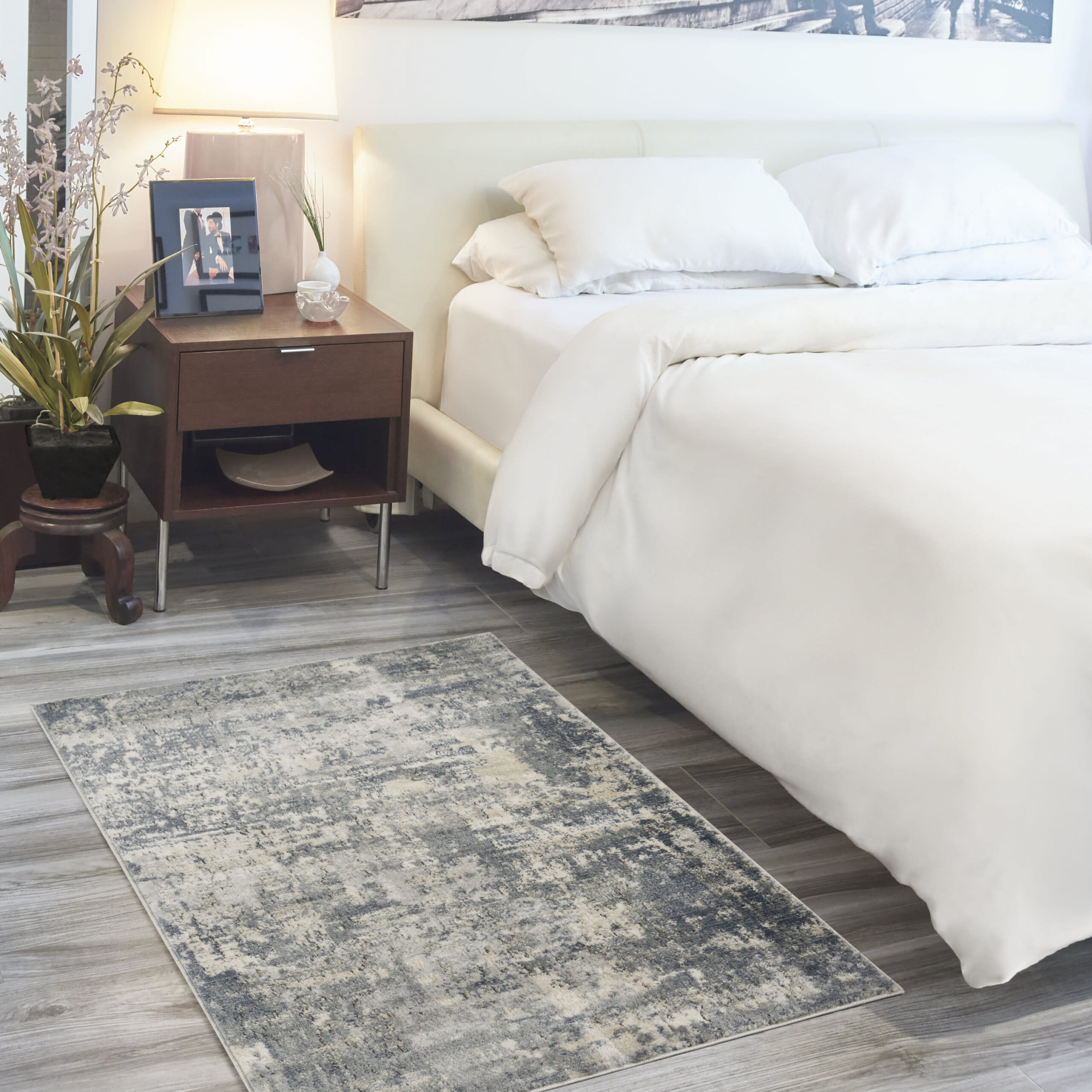 Nourison Quarry QUA04 Grey Beige Area Rug - Image 5