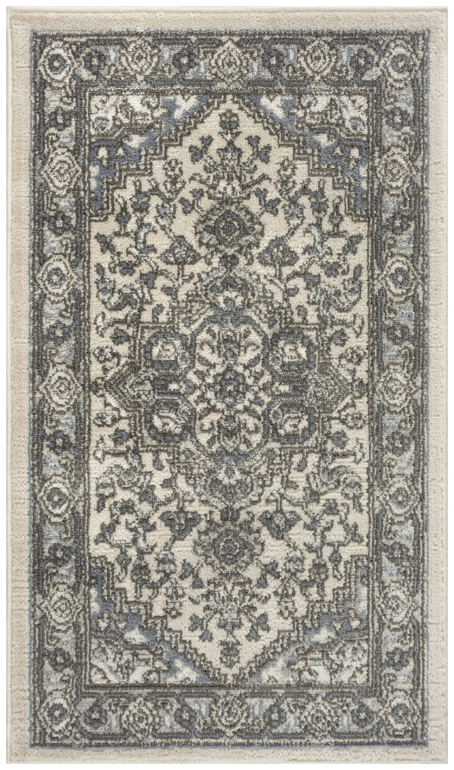 Nourison Quarry QUA05 Ivory Blue Area Rug