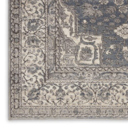 Alternative view of Nourison Quarry QUA07 Grey Ivory Area Rug