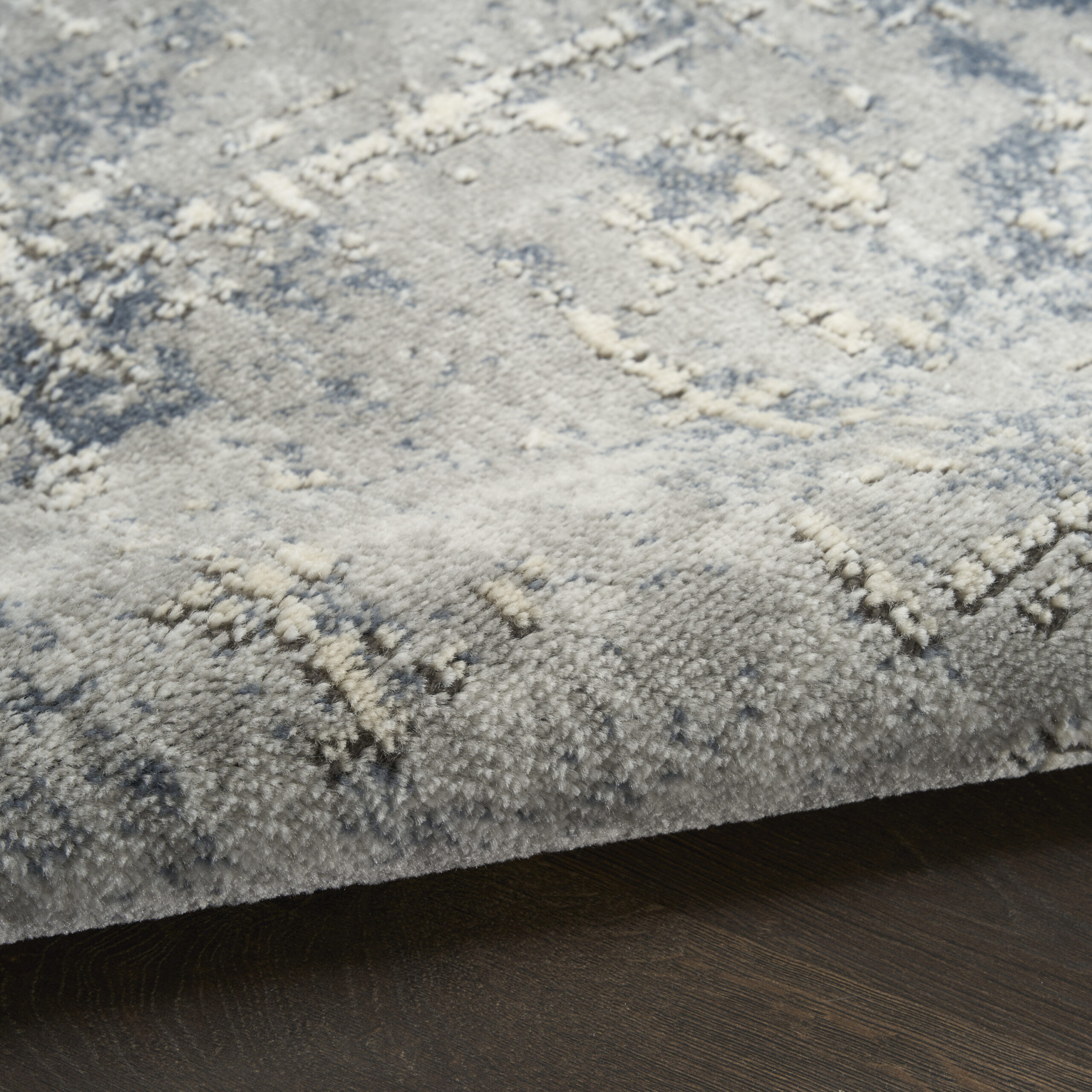 Nourison Quarry QUA17 Dark Grey Area Rug - Image 3