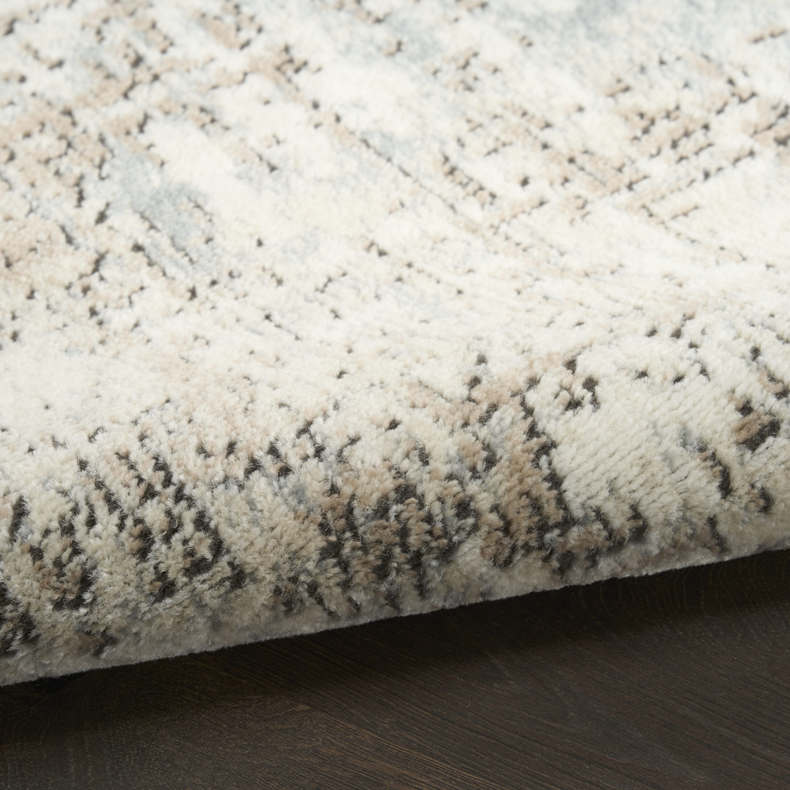 Nourison Quarry QUA17 Ivory Beige Area Rug - Image 3