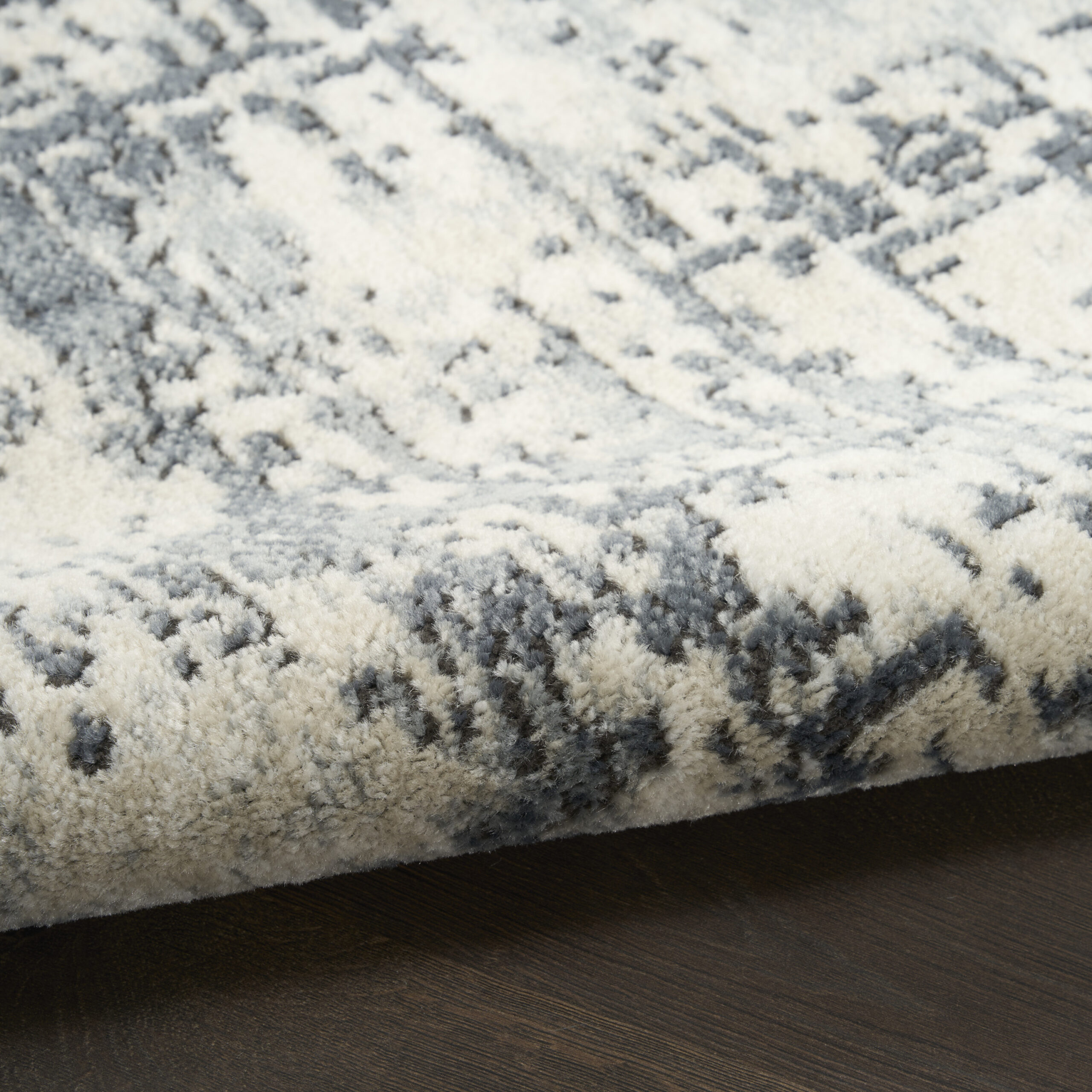 Nourison Quarry QUA17 Ivory Grey Area Rug - Image 3