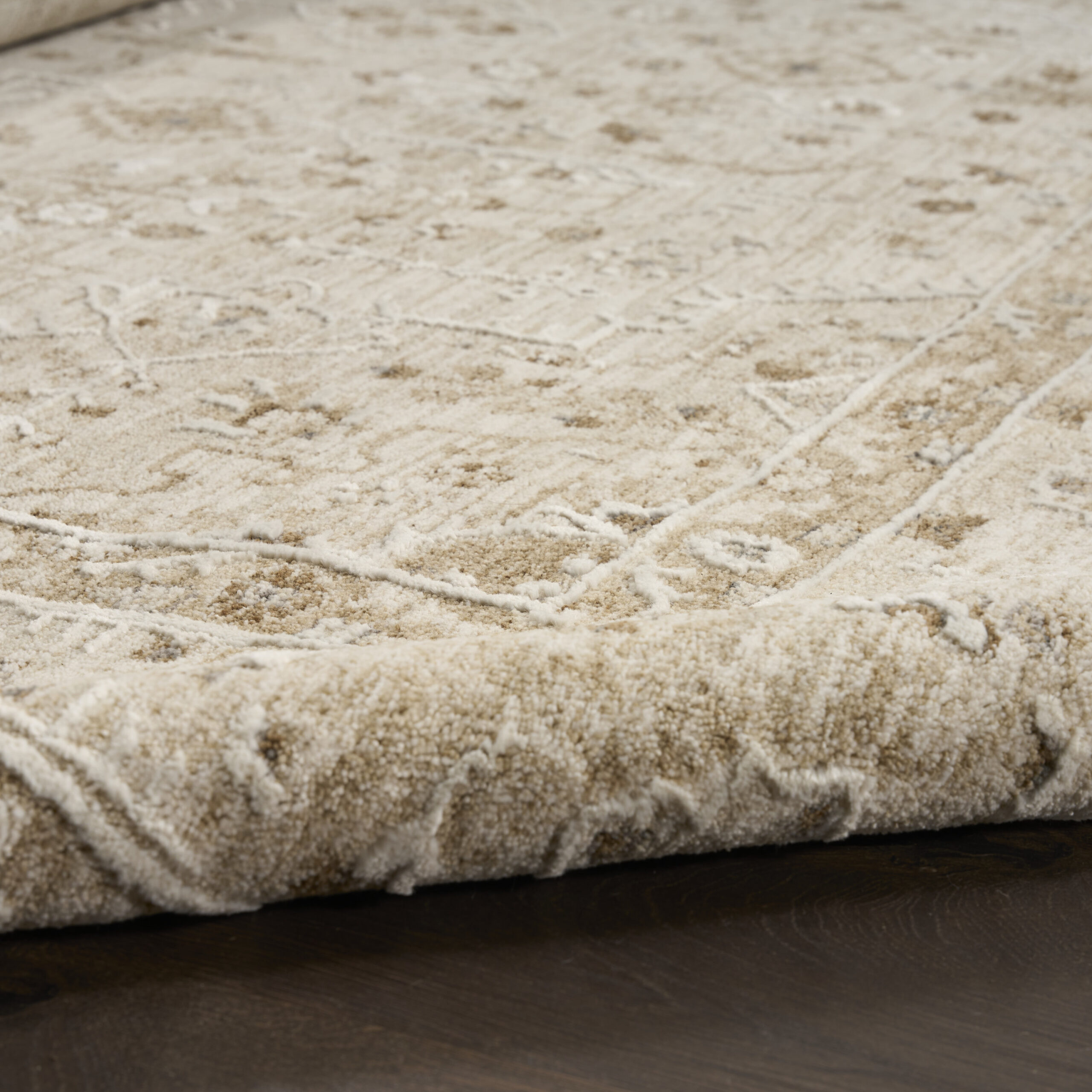 Nourison Retreat RET02 Beige Area Rug - Image 3