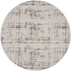 Nourison Rustic Textures RUS06 Ivory Blue Area Rug