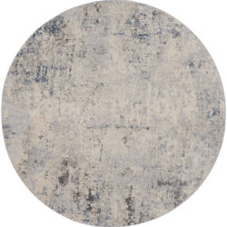 Nourison Rustic Textures RUS07 Ivory Grey Blue Area Rug