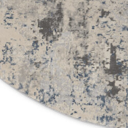 Alternative view of Nourison Rustic Textures RUS07 Ivory Grey Blue Area Rug