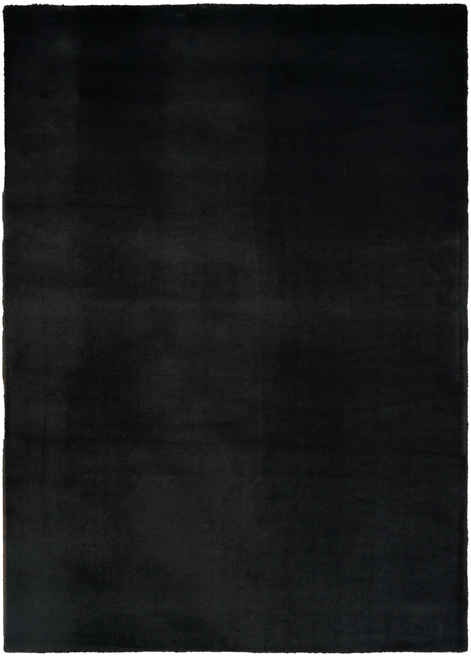 Nourison Soft Plush Rabbit Fur SFF01 Black Area Rug
