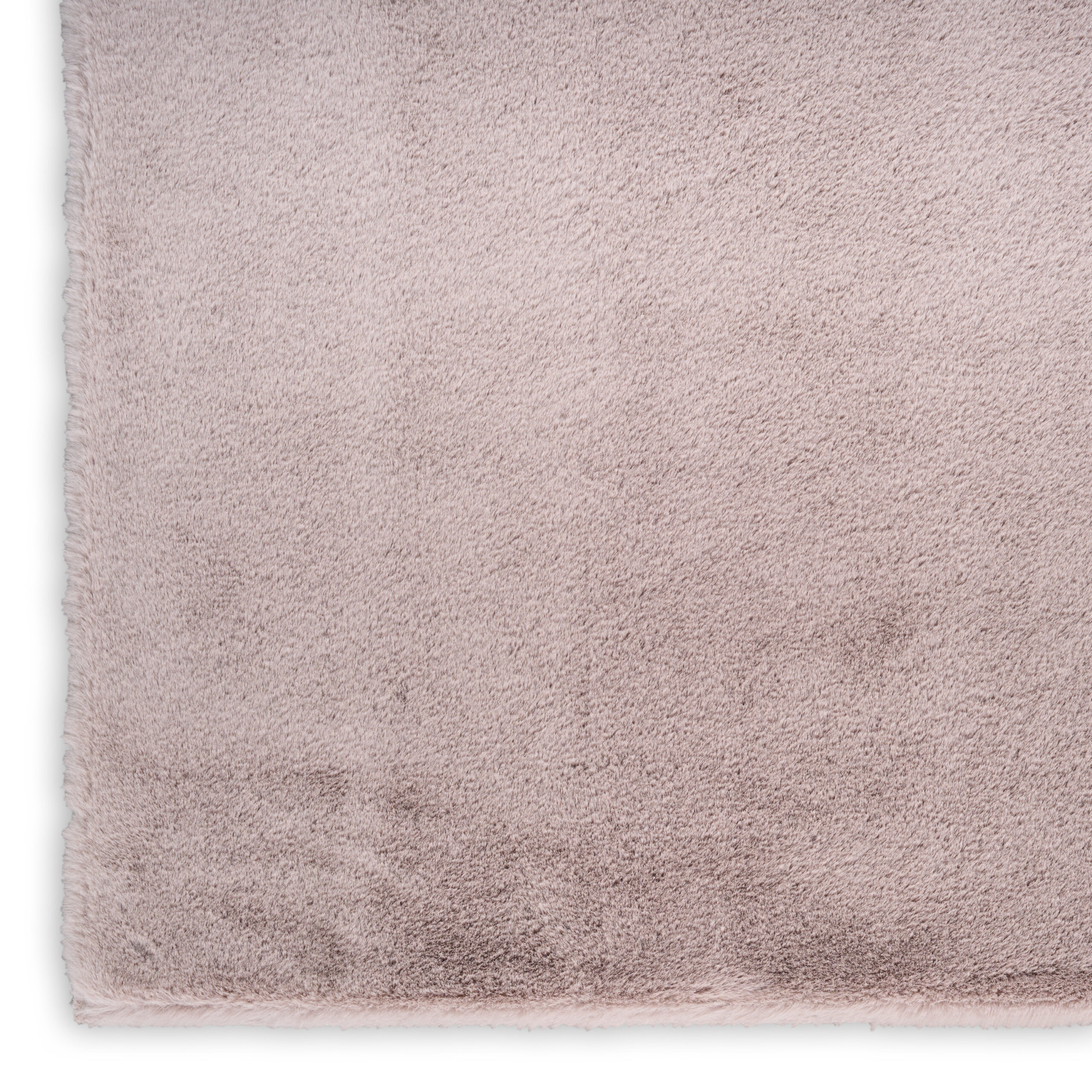 Nourison Soft Plush Rabbit Fur SFF01 Lavender Area Rug - Image 2