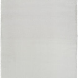 Nourison Soft Plush Rabbit Fur SFF01 Silver Area Rug