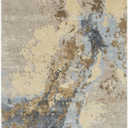 Nourison Silk Shadows SHA23 Beige Blue Area Rug