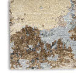 Alternative view of Nourison Silk Shadows SHA23 Beige Blue Area Rug
