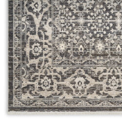 Alternative view of Nourison Shadows SHW04 Charcoal Ivory Area Rug