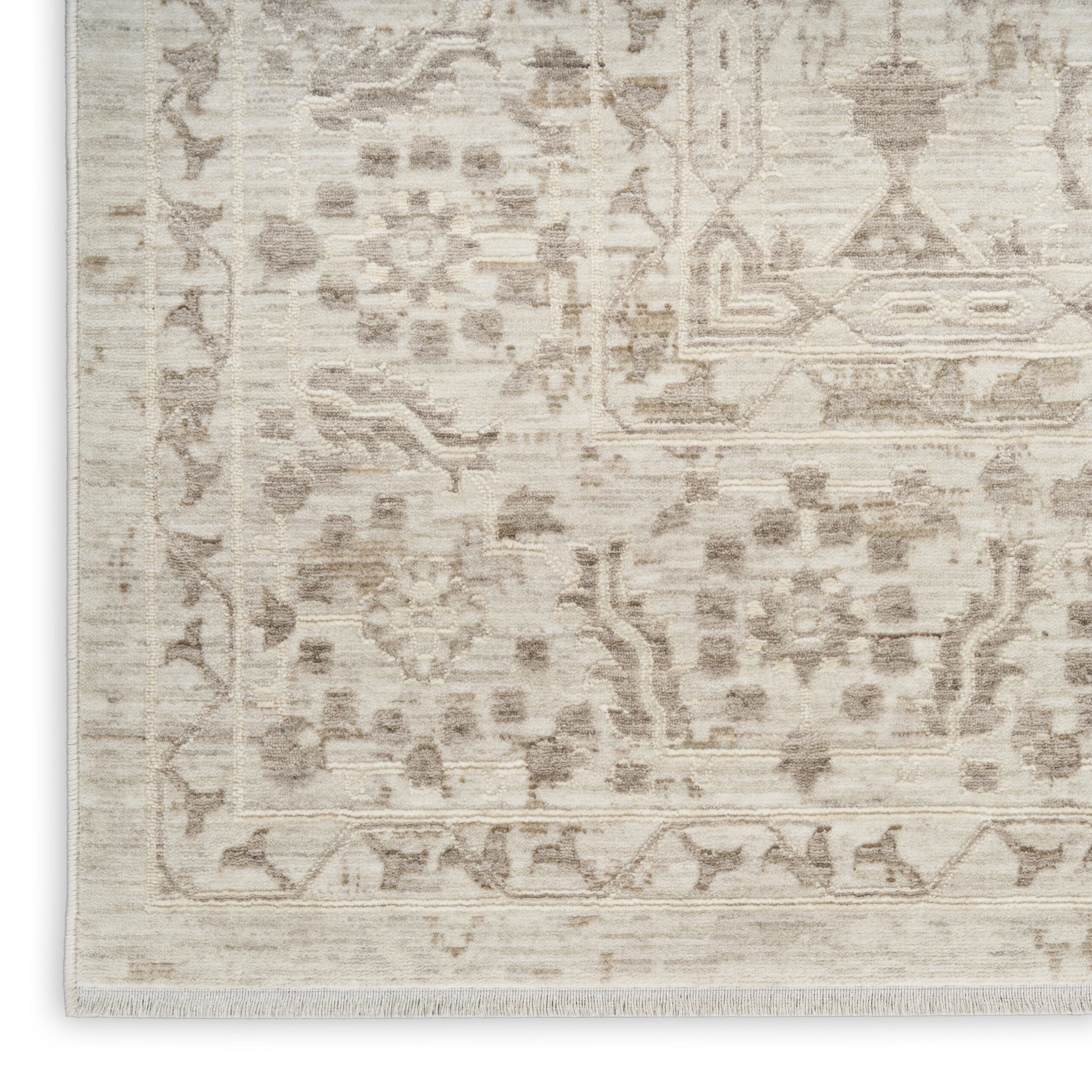 Nourison Shadows SHW05 Ivory Grey Area Rug - Image 2
