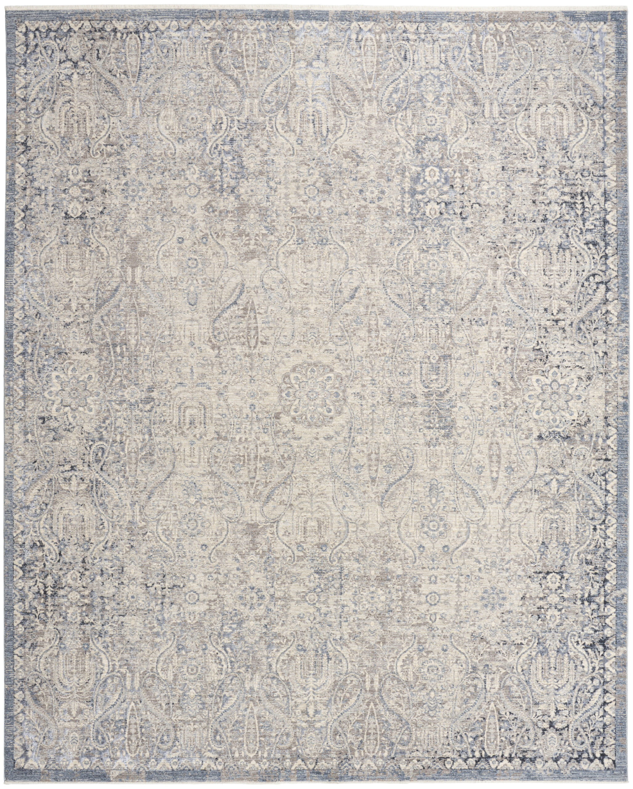 Nourison Sultana SLL03 Grey Blue Area Rug