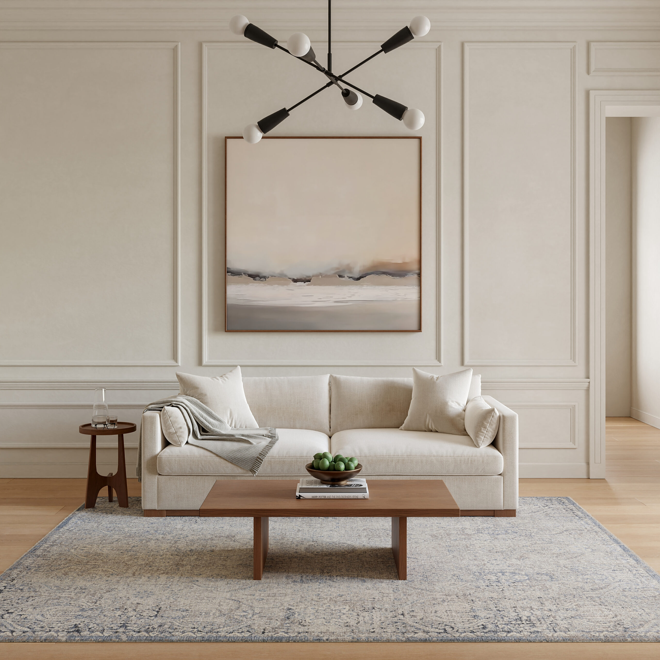 Nourison Sultana SLL03 Grey Blue Area Rug - Image 5