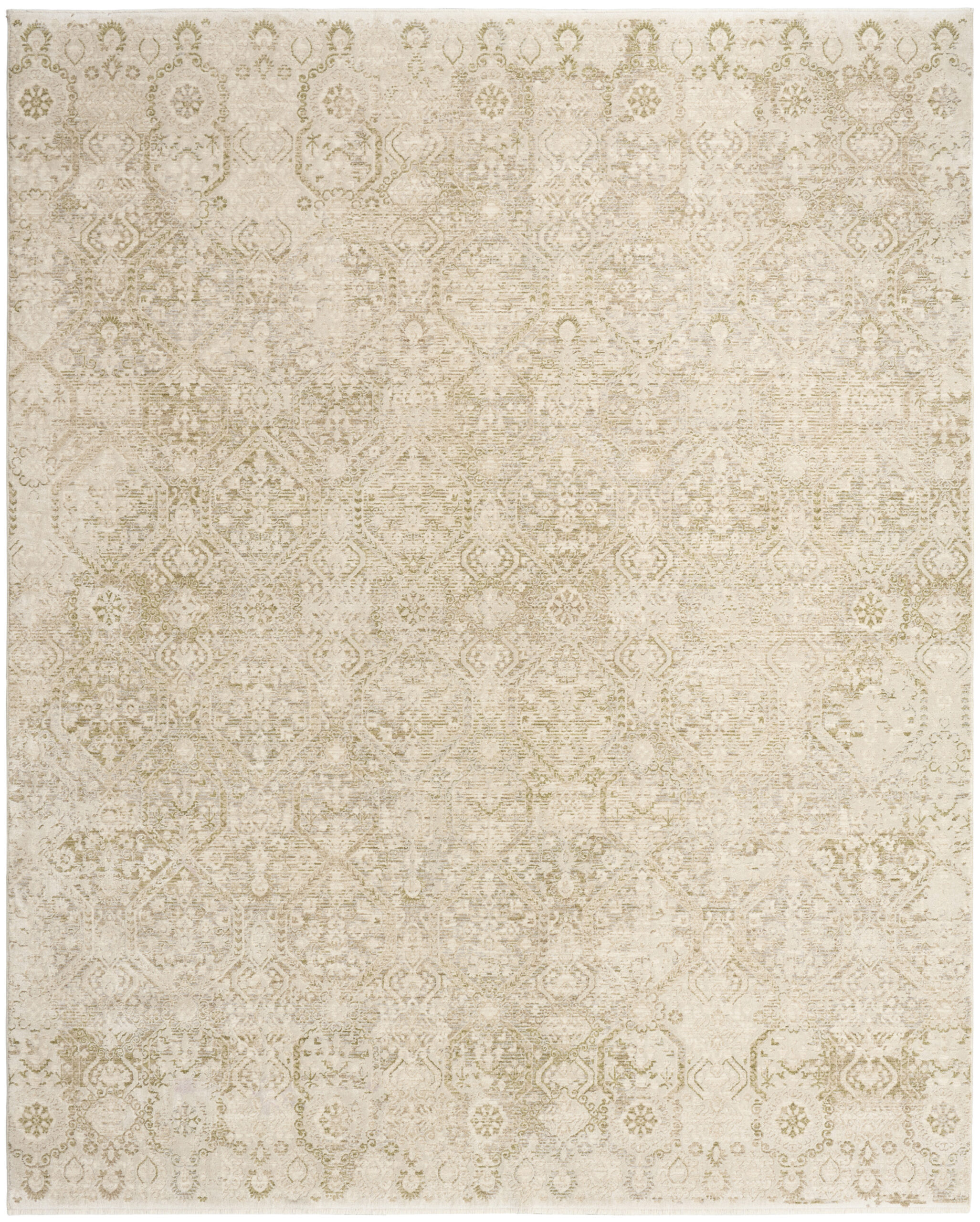 Nourison Sultana SLL05 Beige Green Area Rug