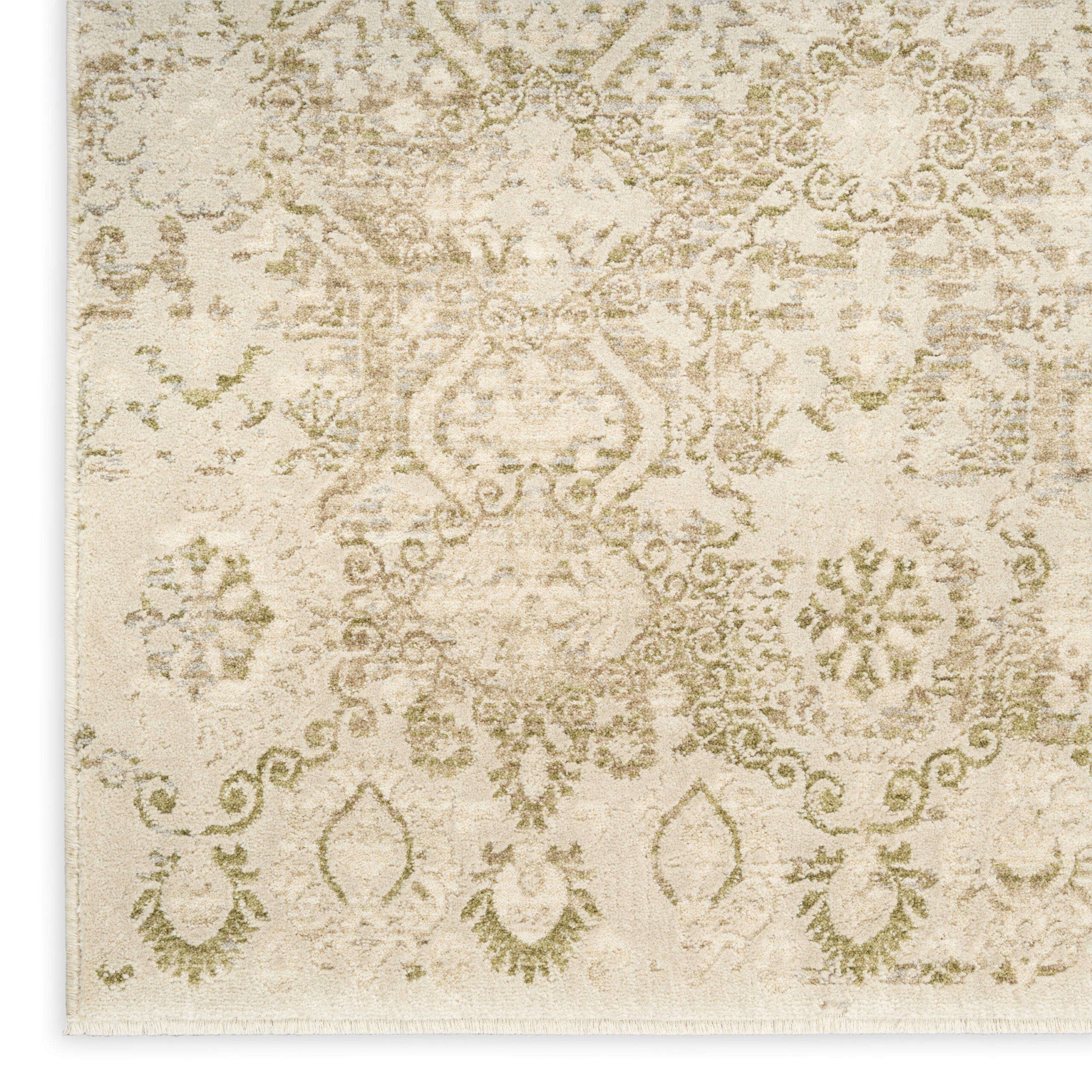 Nourison Sultana SLL05 Beige Green Area Rug - Image 2