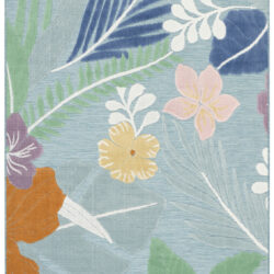 Nourison Suncoast SNC01 Blue Multicolor Area Rug