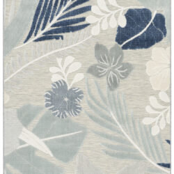 Nourison Suncoast SNC01 Grey Navy Area Rug