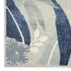 Alternative view of Nourison Suncoast SNC01 Grey Navy Area Rug